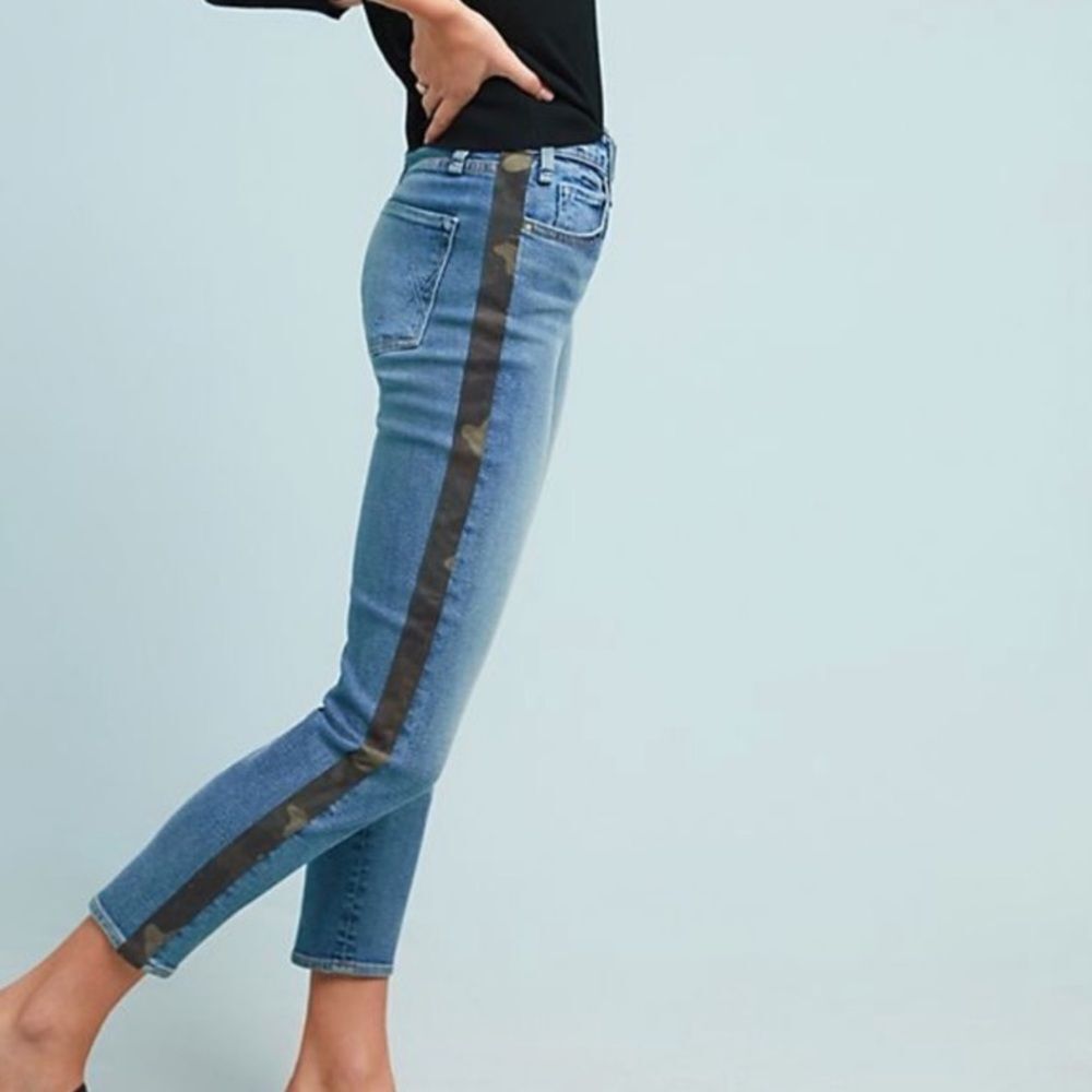 McGuire Ibiza 26 Damn Fine Camo Stripe Skinny Jeans